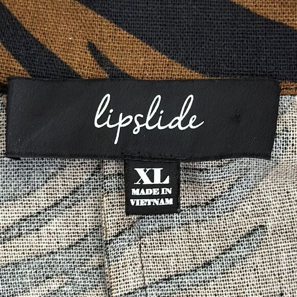 Lipslide Blazer Jacket XL Linen Blend Lightweight NWOT - Picture 9 of 11